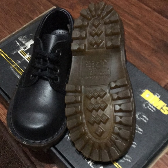 FIRM PRICE Black Kids Marquis 4 Eyelet Padded Collar Gibson - Picture 5 of 7